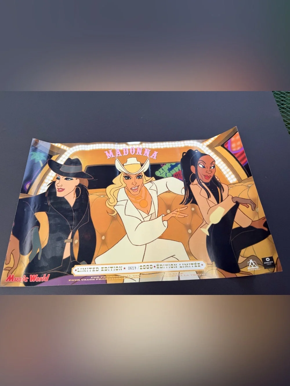 Madonna Limited Edition Gold and Black Wall Art Poster - Picture 3 of 3